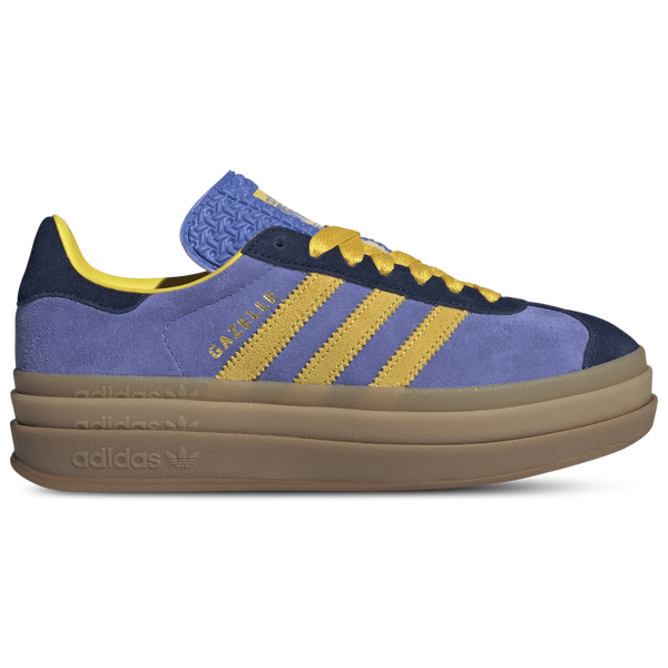 adidas Originals Gazelle Bold - Women's - Night Indigo/Eqt Yellow/Real Lilac