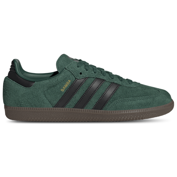 adidas Originals Samba - Men's - Core Black/Gum/Collegiate Green