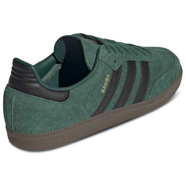 adidas Originals Samba - Men's - Core Black/Gum/Collegiate Green - Image 3