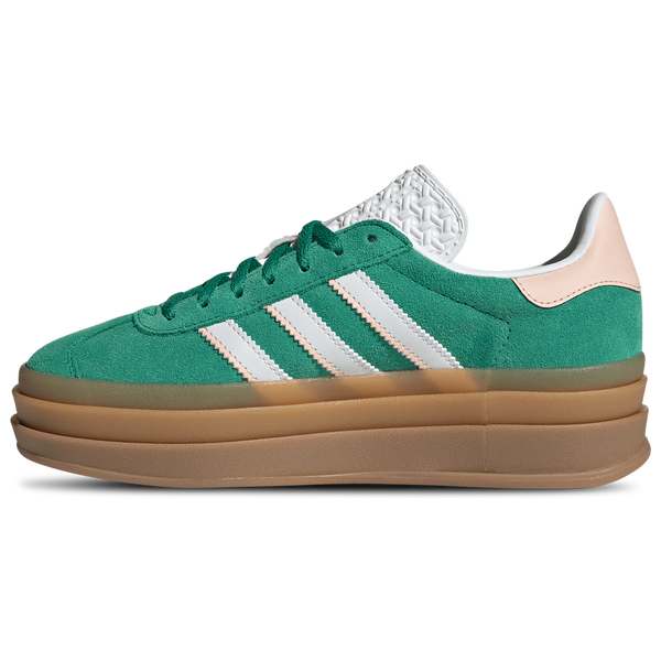 adidas Originals Gazelle Bold - Boys' Grade School - Bold Green/Ftwr White/Gold Met - Image 2