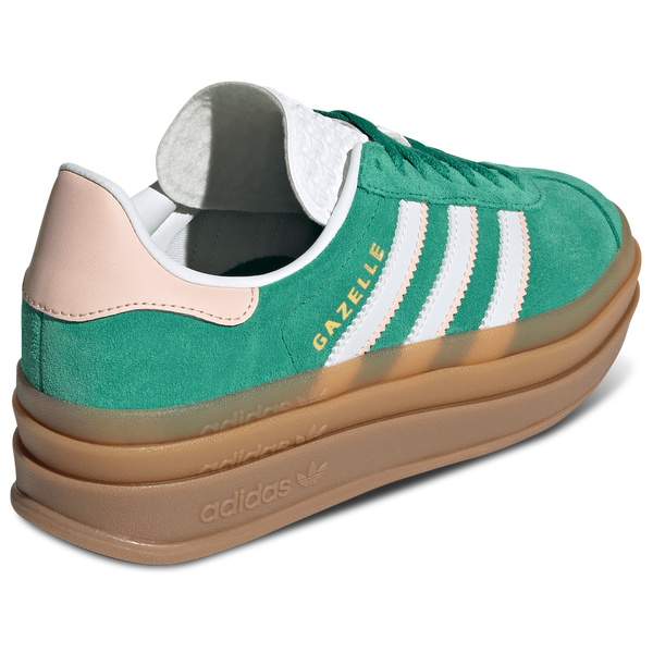 adidas Originals Gazelle Bold - Boys' Grade School - Bold Green/Ftwr White/Gold Met - Image 3