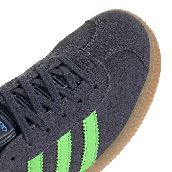adidas Originals Gazelle - Boys' Grade School - Shadow Navy/Screaming Green/Aquamarine - Image 6