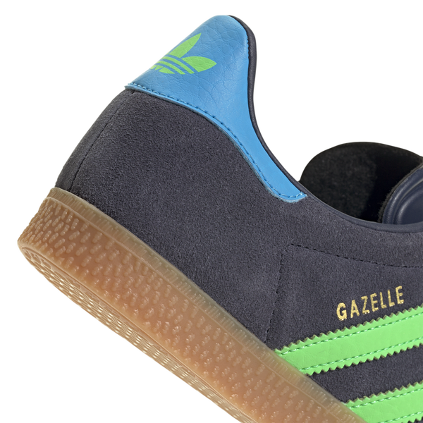 adidas Originals Gazelle - Boys' Grade School - Shadow Navy/Screaming Green/Aquamarine - Image 7