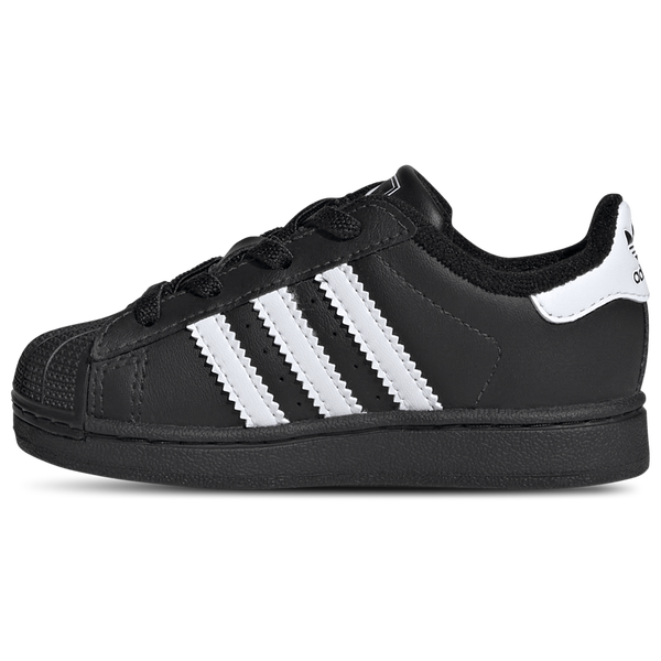 adidas Originals Superstar II - Boys' Toddler - Black/White - Image 2