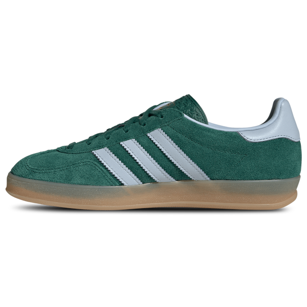 adidas Originals Gazelle Indoor - Women's - Collegiate Green/Crystal Sky/Gum - Image 2