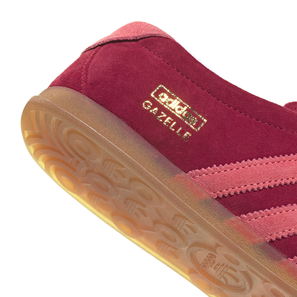 adidas Originals Gazelle Low Pro - Women's - Gum/Team Victory Red/Gum - Image 6