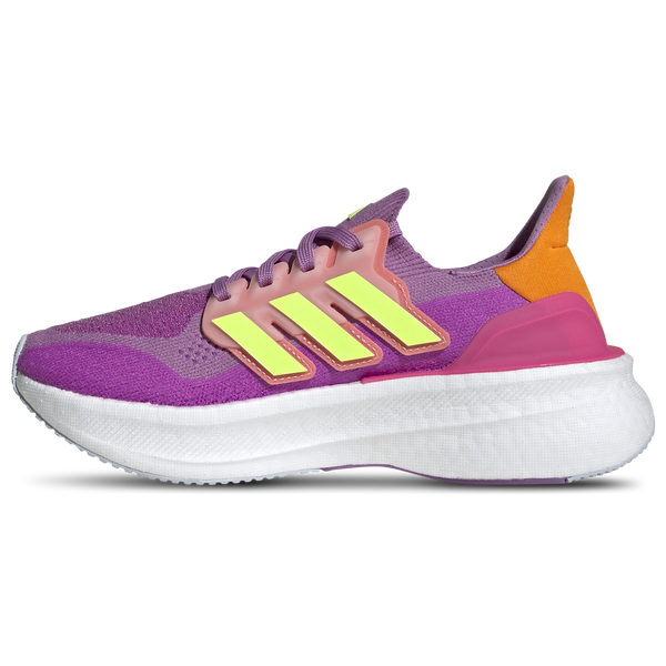 adidas Ultraboost 5 Light Boost - Girls' Grade School - Lucid Lemon/Preloved Purple/Purple Burst - Image 2