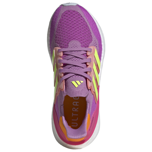 adidas Ultraboost 5 Light Boost - Girls' Grade School - Lucid Lemon/Preloved Purple/Purple Burst - Image 4