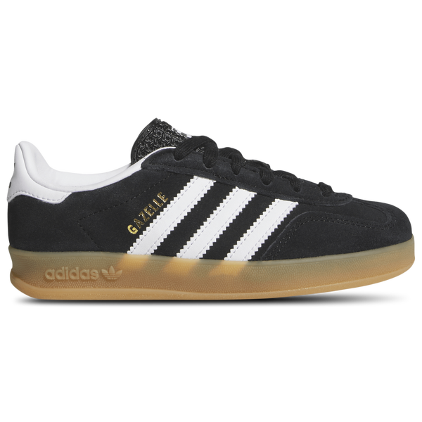 adidas Originals Gazelle Indoor - Boys' Preschool - Core Black/Gum/Ftwr White
