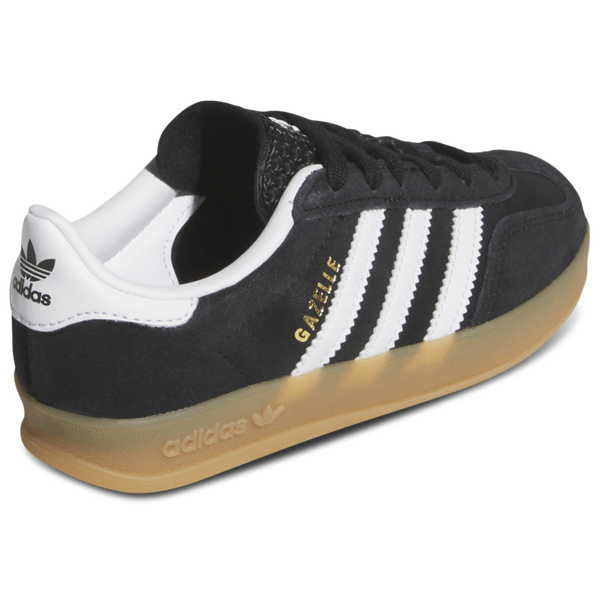 adidas Originals Gazelle Indoor - Boys' Preschool - Core Black/Gum/Ftwr White - Image 3