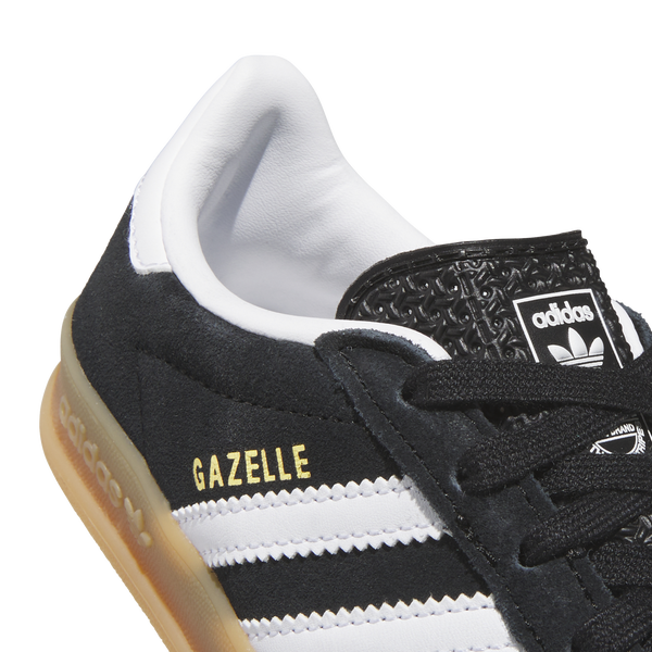 adidas Originals Gazelle Indoor - Boys' Preschool - Core Black/Gum/Ftwr White - Image 6
