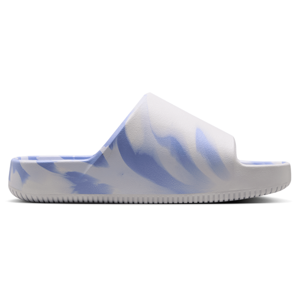 Nike Calm Slides 2.0 - Women's - Summit White/Aluminum/Football Grey