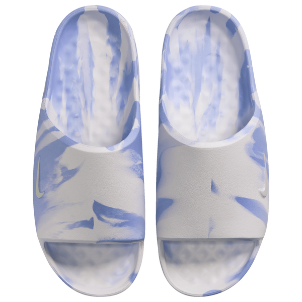 Nike Calm Slides 2.0 - Women's - Summit White/Aluminum/Football Grey - Image 3