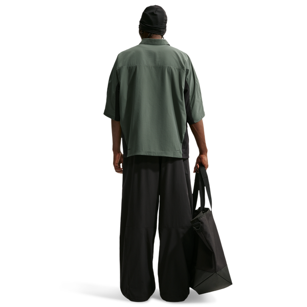 Nike Drifit Tech Helios Sun SS Shirt - Men's - Black/Black/Camo Green - Image 5