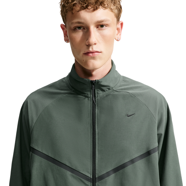 Nike Tech Shori Knit Track Jacket - Men's - Camo Green/Black