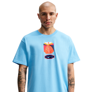 Nike NSW LSE Palm Camo T-Shirt - Men's - Football Blue