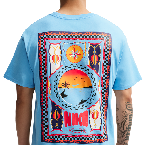 Nike NSW LSE Palm Camo T-Shirt - Men's - Football Blue - Image 2