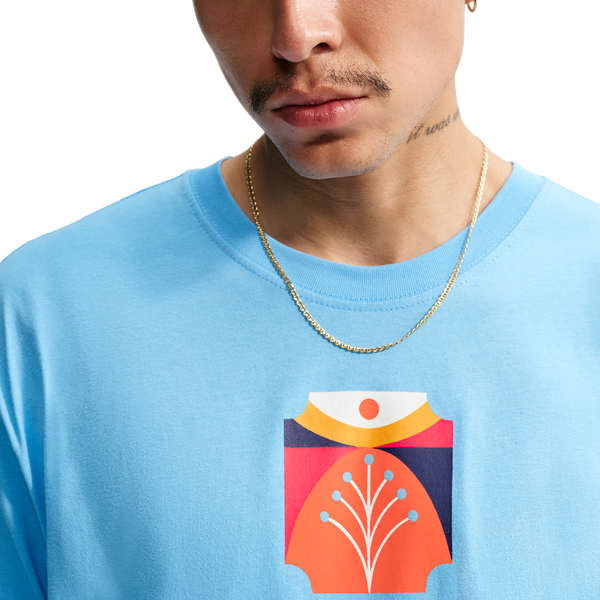 Nike NSW LSE Palm Camo T-Shirt - Men's - Football Blue - Image 3