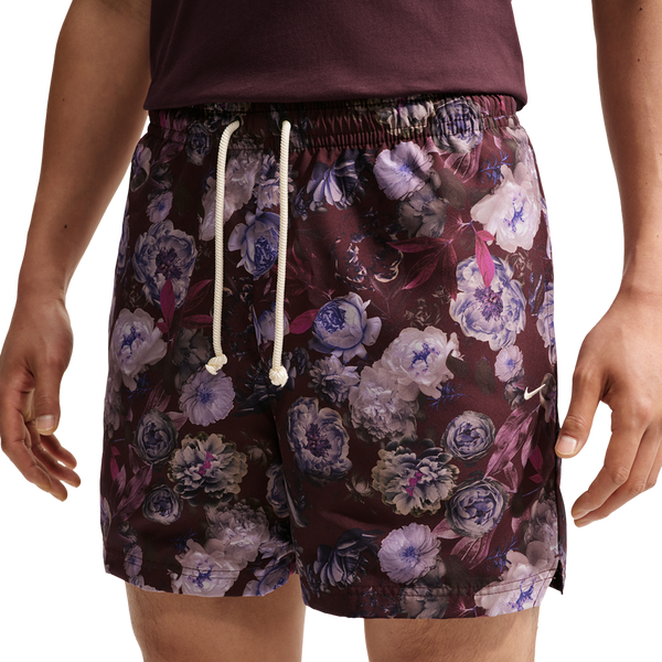 Nike Rose Dri-FIT SI PRC Woven 5 Inch Shorts - Men's - Burgundy Crush/Pale Ivory