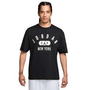 Jordan New York City Short Sleeve Crew - Men's - Black/White