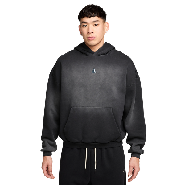 Nike Fleece Pullover Hoodie - Men's - Black/Silver