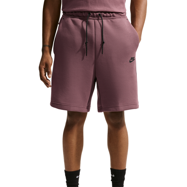 Nike Tech Fleece Shorts - Men's - Black/Tattoo