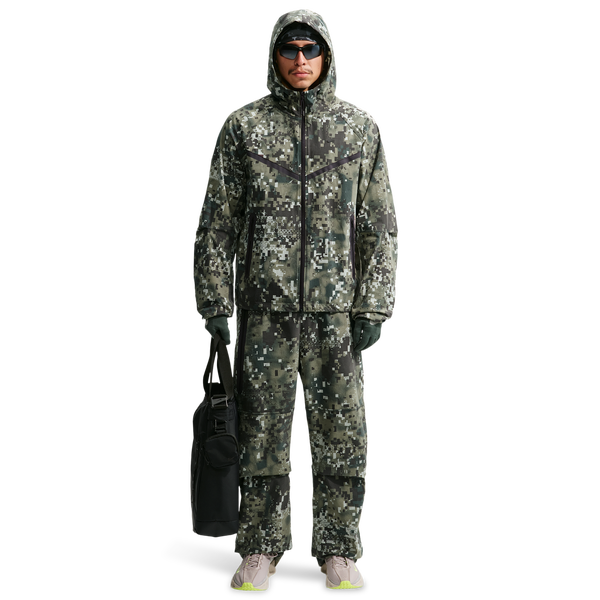 Nike Tech Dri-FIT Woven WR FZ Jacket AOP - Men's - Silver Sage/Black - Image 5