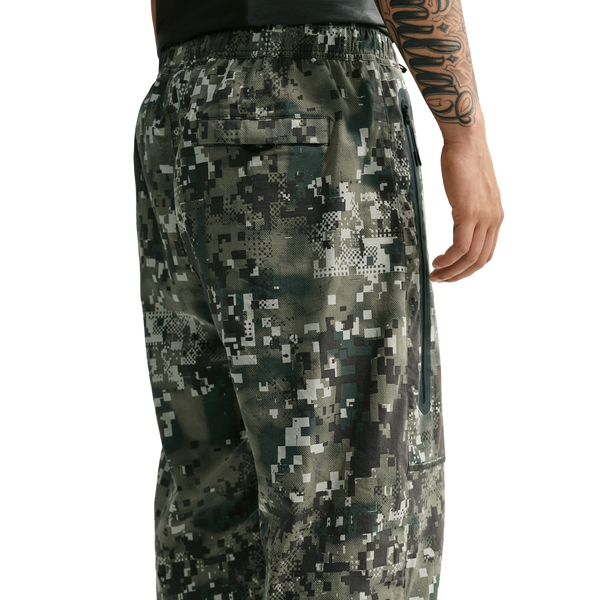 Nike Tech Dri-FIT Woven Pant AOP - Men's - Silver Sage/Black - Image 2