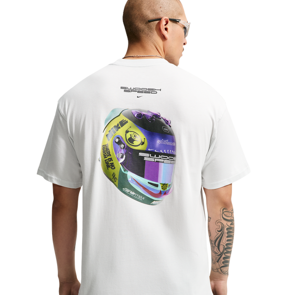 Nike NSW Loose Race Helmet Tee - Men's - Off White - Image 2