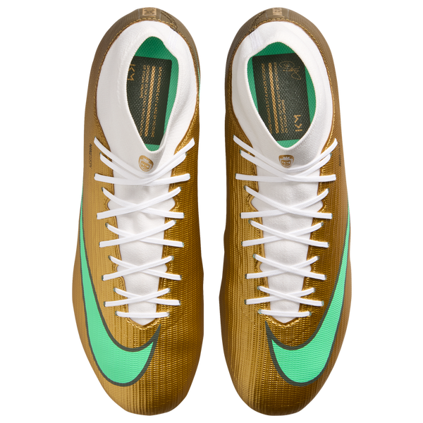 Nike Superfly 11 Academy Fg/Mg Km - Men's - Metallic Gold/Green Glow - Image 4
