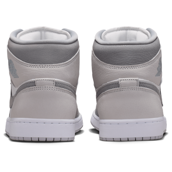 Jordan Air Jordan 1 Mid SE - Men's - Summit White/Light Smoke Grey/Phantom - Image 3