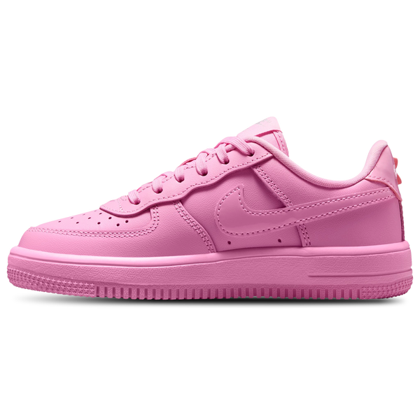 Nike Air Force 1 Low - Girls' Preschool - Silver/Pink - Image 2
