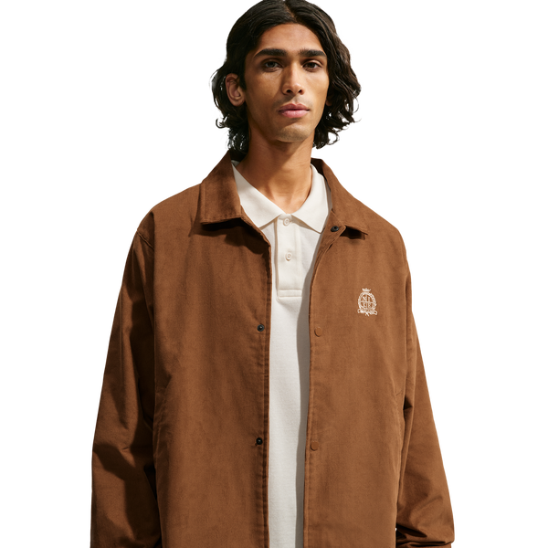 Nike Club Cord Coaches Jacket NCC - Men's - Ale Brown/Sanddrift