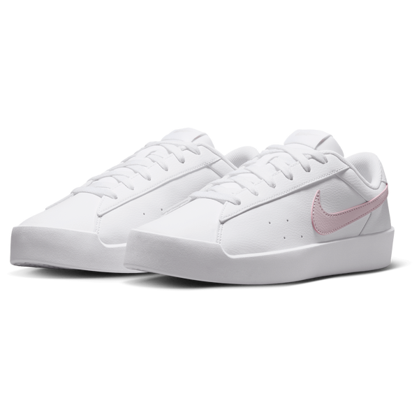 Nike Court Heritage SL - Women's - White/Bleached Lilac/White - Image 6