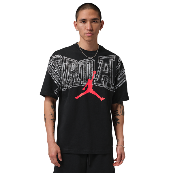 Jordan New Stretch Gfx SS Crew - Men's - Black