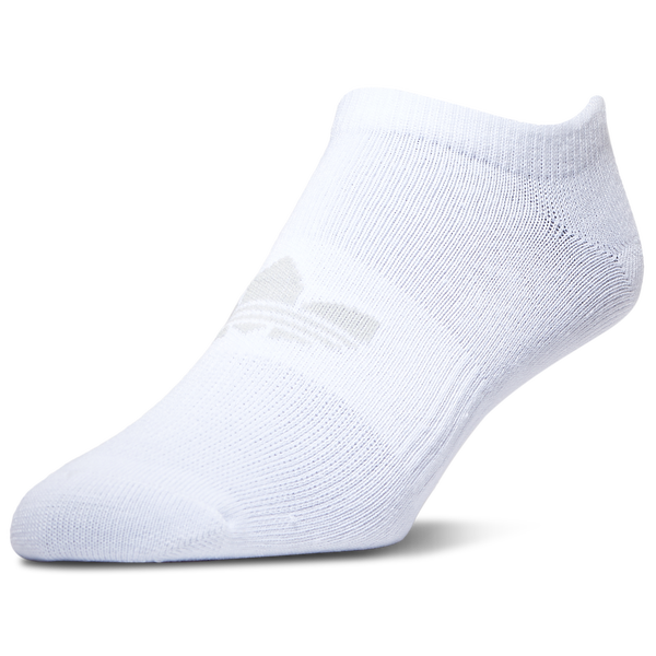 adidas Originals Superlite No Show 6PK Socks - Men's - Heather Grey/Black/White - Image 2