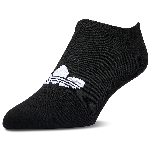 adidas Originals Superlite No Show 6PK Socks - Men's - Heather Grey/Black/White - Image 4