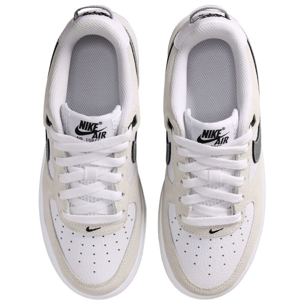 Nike Nike Air Force 1 '07 LV8 AS - Boys' Grade School - White/Metallic Cool Grey/Black - Image 4