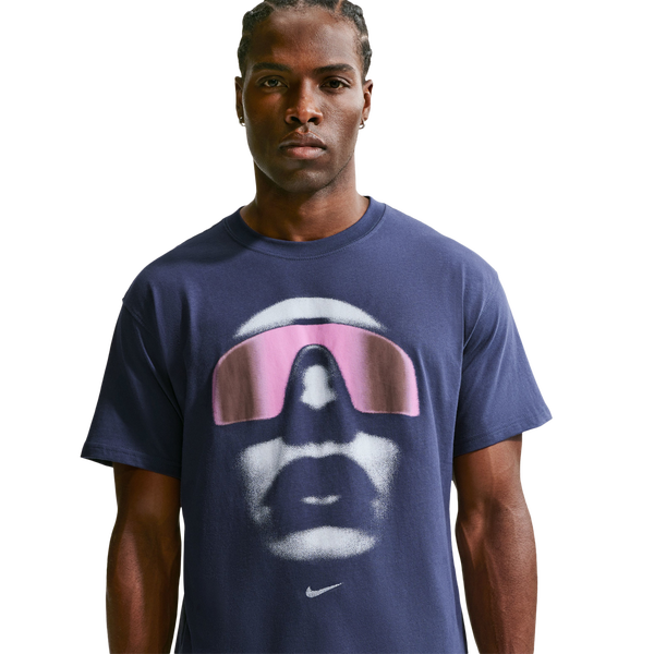 Nike NSW M90 Short Sleeve T-Shirt - Men's - Navy/Purple