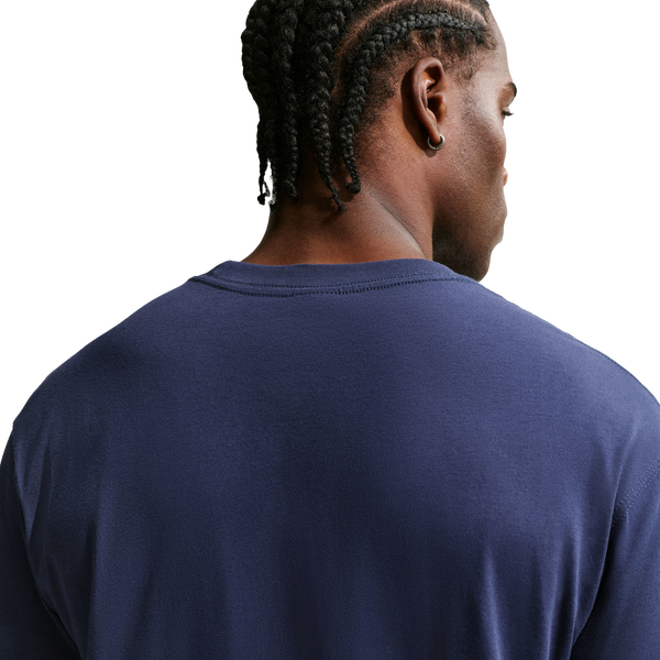 Nike NSW M90 Short Sleeve T-Shirt - Men's - Navy/Purple - Image 2
