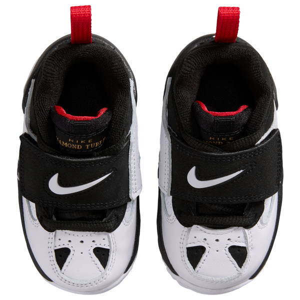 Nike Air Diamond Turf II - Boys' Toddler - White/Gold/Black - Image 4