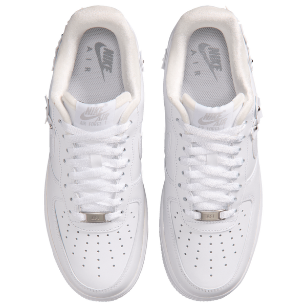 Nike Air Force 1 '07 - Women's - White/White/Wolf Grey - Image 4