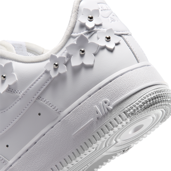 Nike Air Force 1 '07 - Women's - White/White/Wolf Grey - Image 7