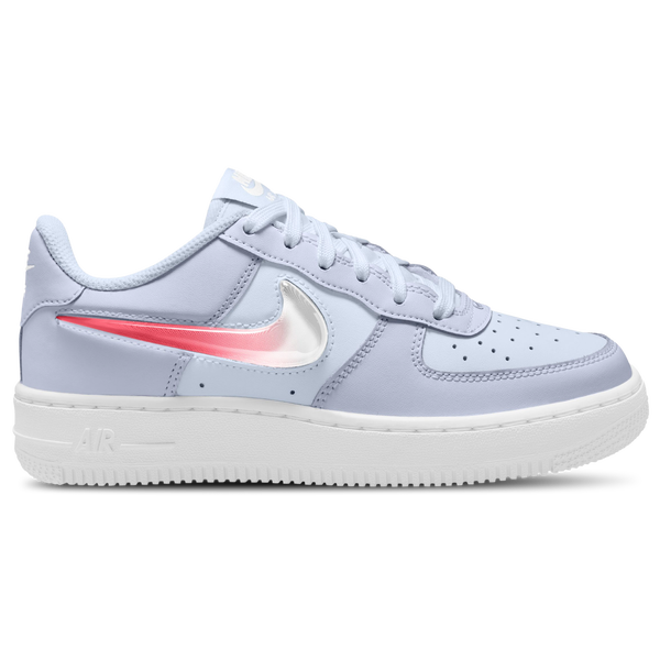 Nike Air Force 1 - Girls' Grade School - Pink/White/Grey
