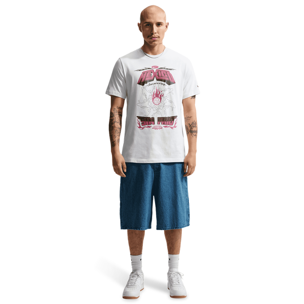 Nike Football NSW T-Shirt - Men's - Pink/White - Image 5