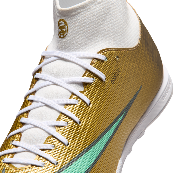 Nike Superfly 11 Academy Tf Km - Men's - Metallic Gold/Green Glow - Image 6