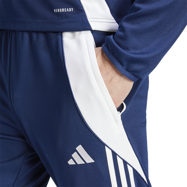 adidas Tiro 24 Track Pants - Men's - White/Navy - Image 5