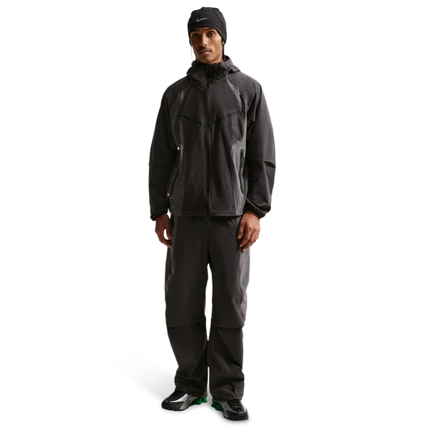 Nike Tech Drifit Woven CB FZ Windrunner Jacket - Men's - Iron Grey/Anthracite/Black - Image 6