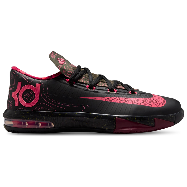 Nike KD VI - Boys' Grade School - Black/Red