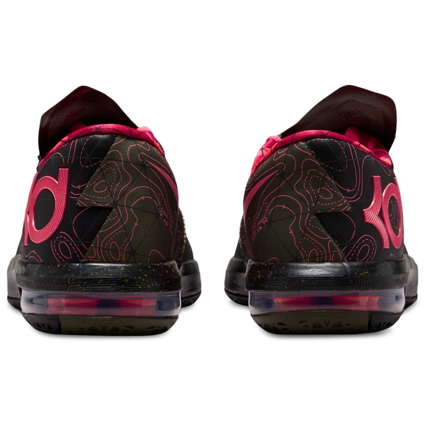 Nike KD VI - Boys' Grade School - Black/Red - Image 3